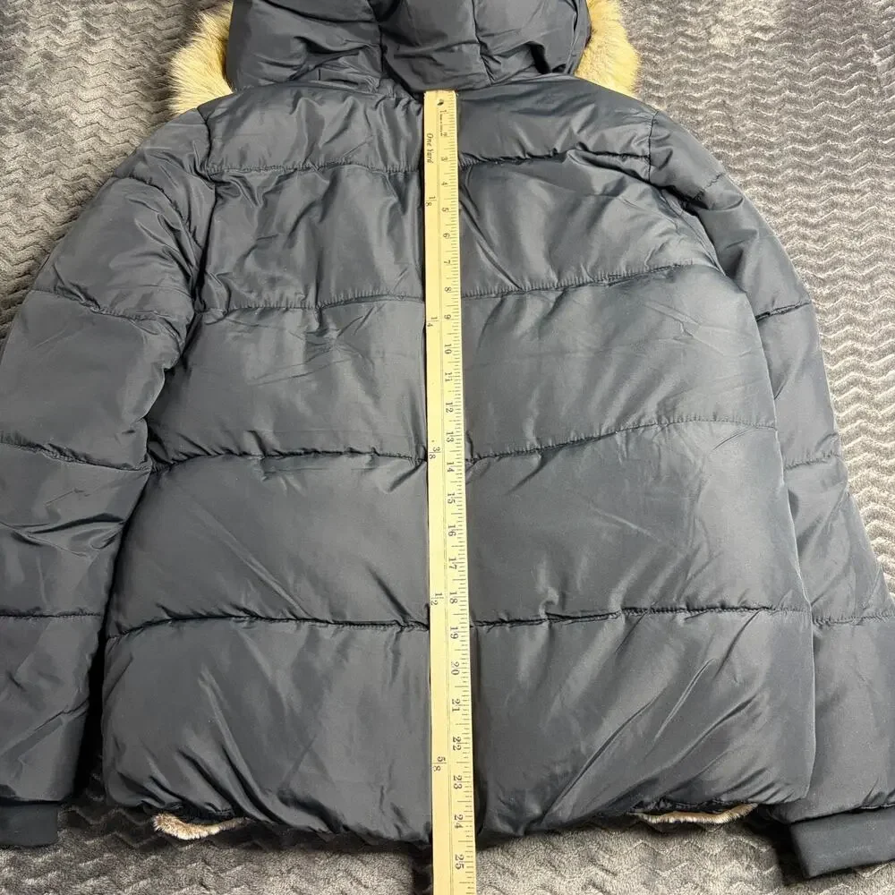 Abercrombie & Fitch Kids Ultra Puffer Jacket black size 15/16 NWT